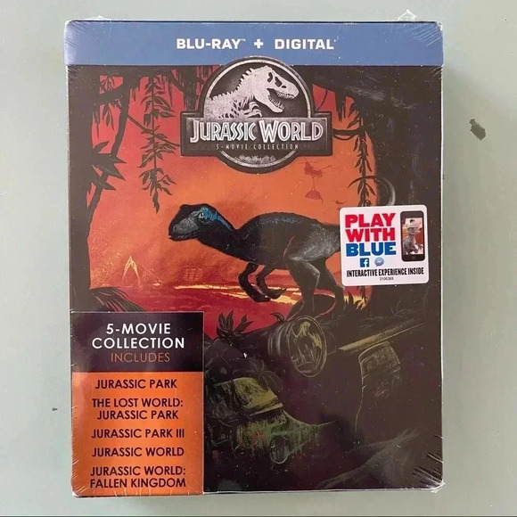 Jurassic World: 5-Movie Collection [Blu-Ray + Digital Box Set] - Picture 1 of 8